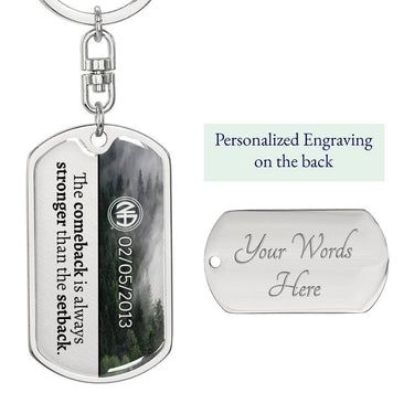 Narcotics Recovery Keychain - Love You This Much